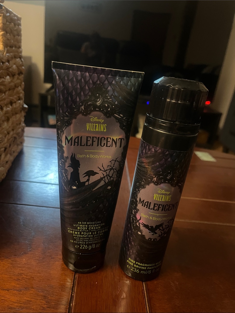 Bath and body works Disney maleficent cream and spray